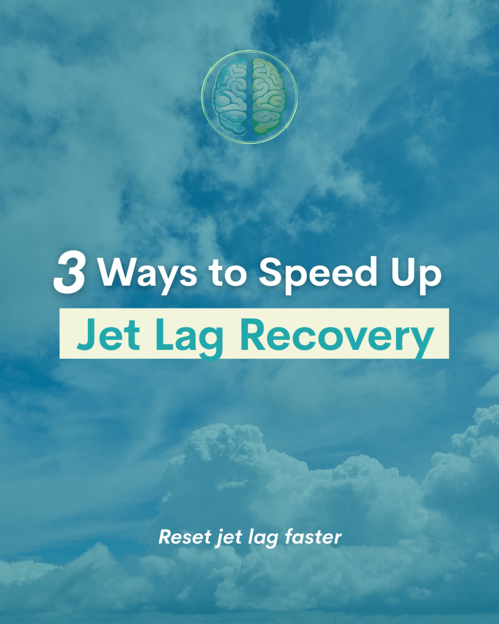 Morning sunlight resets circadian rhythm and helps recover from jet lag